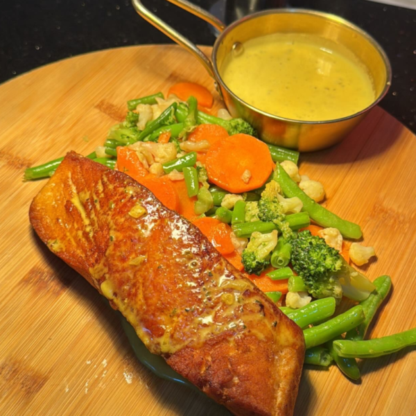 grilled salmomn
