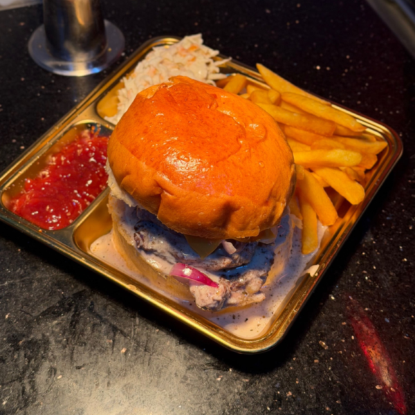 mushroom steak burger