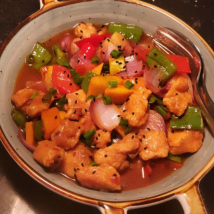 Chicken Manchurian at the best Chinese restaurant in Lagos