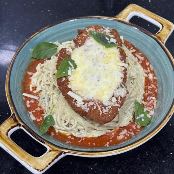 pasta milanese at Lebanese restaurant in Ikeja