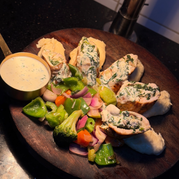 chicken roll at the best restaurant in ikeja
