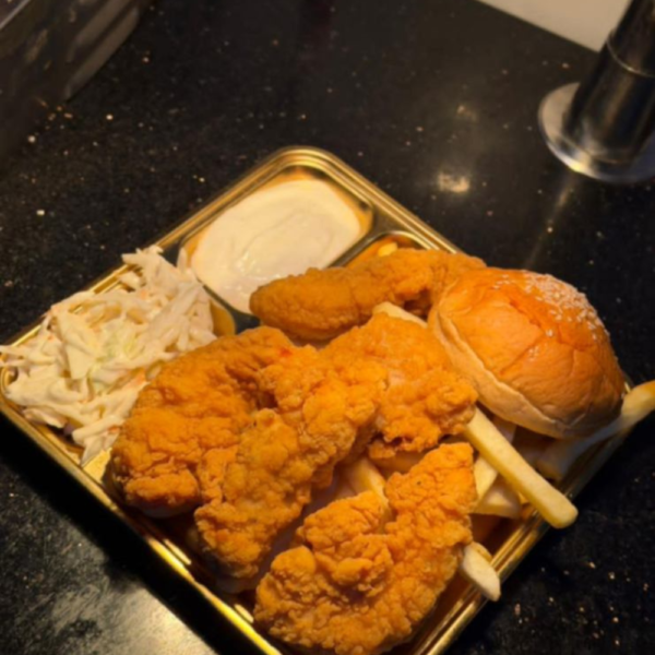 crispy chicken plate