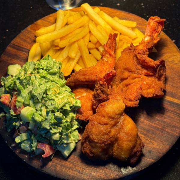 Fried Jumbo Prawns