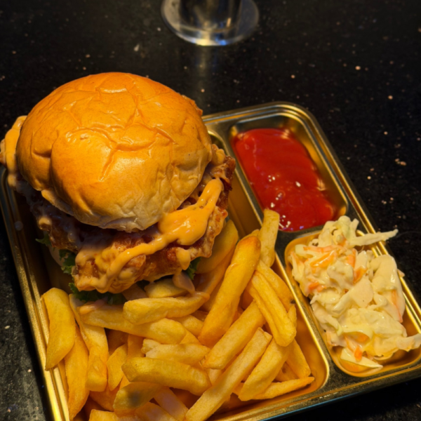 Dynamite Chicken burger
