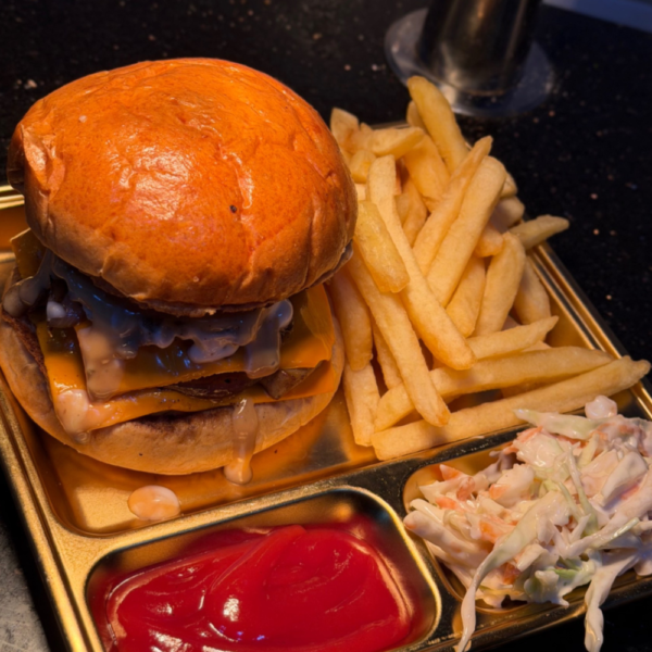 Smashed burger