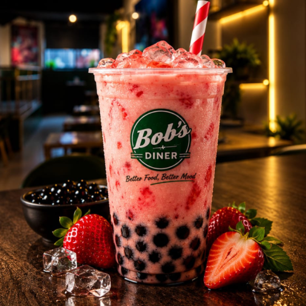 Strawberry Boba Tea